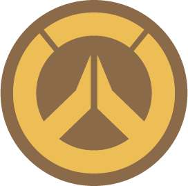 Gold Overwatch Emblem