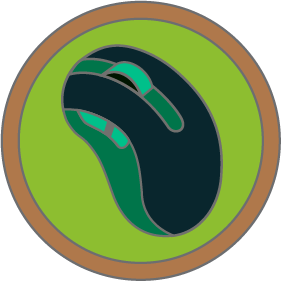 Mouse Badge