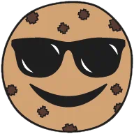 Sunglasses Cookie Emoji